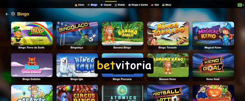 Jogos Disponíveis no Bet Vitoria Casino